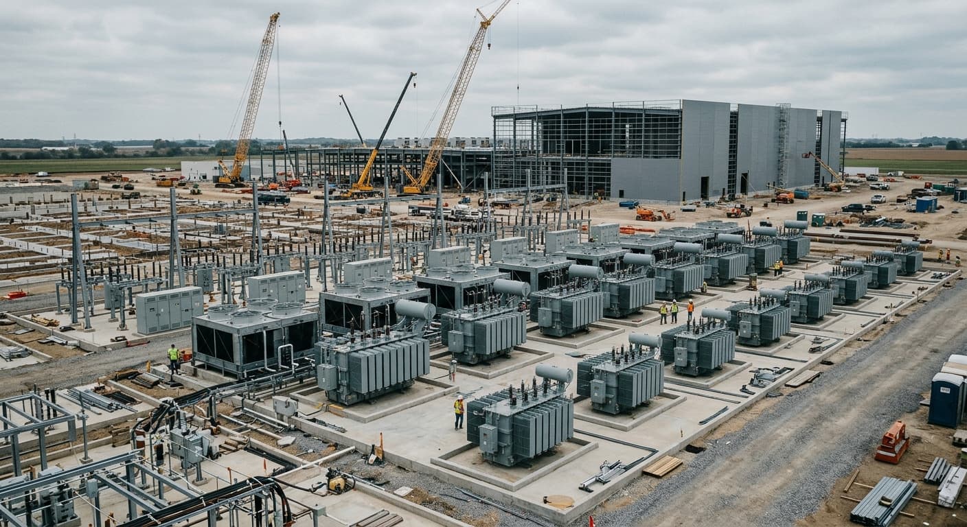 Data Center Developers Face Three-Year Wait for Transformers as AI Demand Strains Supply