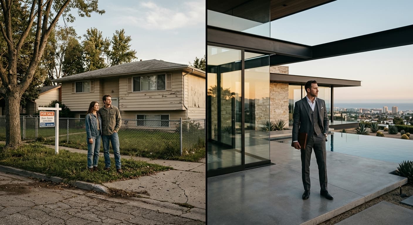 Starter-Home Sales Drop as Luxury Buyers Push Market Past $440,000 Median